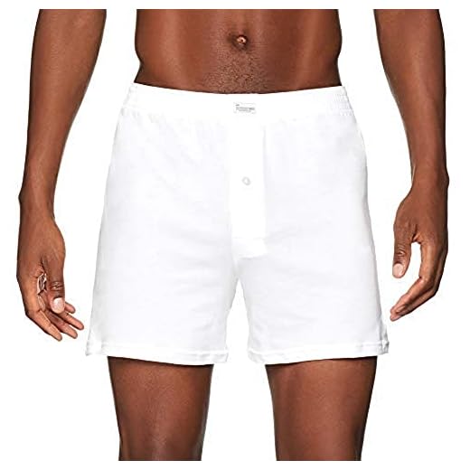 Abanderado clásico algodón 100% punto, bóxer para hombre, (blanco 001), xx-large (tamaño del fabricante:xxl/60)