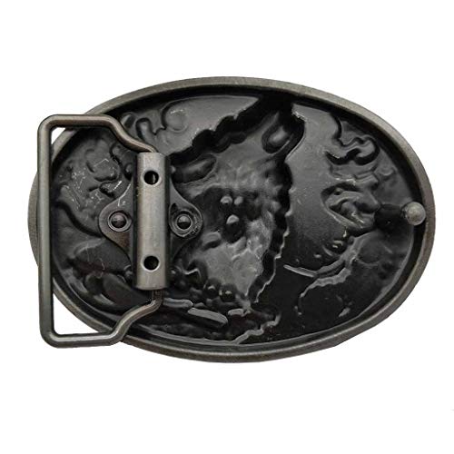 Hebilla de cinturón Howling Wolf soluciona el desgaste de tus complementos de moda cowboy 3