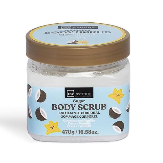 Idc Institute Coco Vanilla Cukrowy peeling do ciała 470G