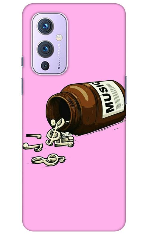 Grey Cloud India Music is The Best Medicine Back Cover for Oneplus 9 (Poly Carbonate | Multicolor)