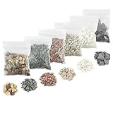 Kit Enthält: eine Vielzahl von Sand, Hell- und Dunkel-Graue Steine, Schiefer