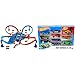 Hot Wheels Action Criss Cross Crash Trackset, motorisiertes Auto Looping Spielset & 1:64 Die-Cast Auto Geschenkset, je 10 Spielzeugautos, zufällige Auswahl, Spielzeug Autos ab 3 Jahren, 10er Pack