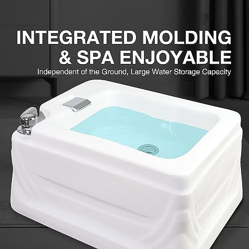 Spa de pies acrílico con masaje y ajuste frío/calor miniatura 2