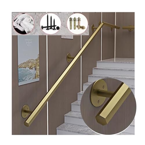 Rampes d'escalier extérieures robustes avec support de montage