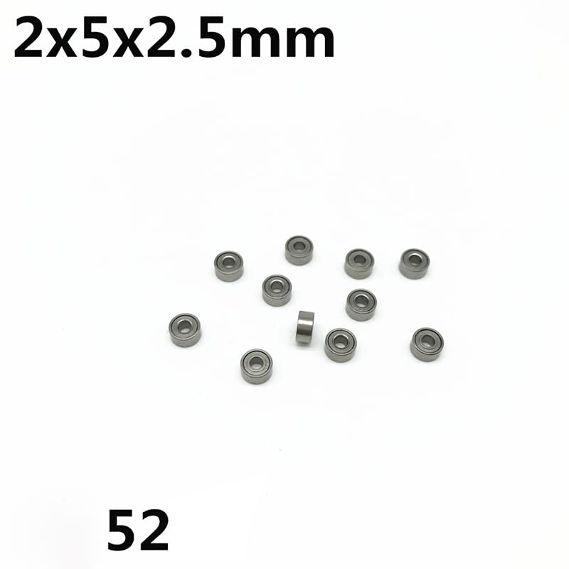 ベアリング交換 50 個 52 520 2x5x2.5 ミリメートル深溝ボールベアリングミニチュアベアリング(Advanced(Ne
