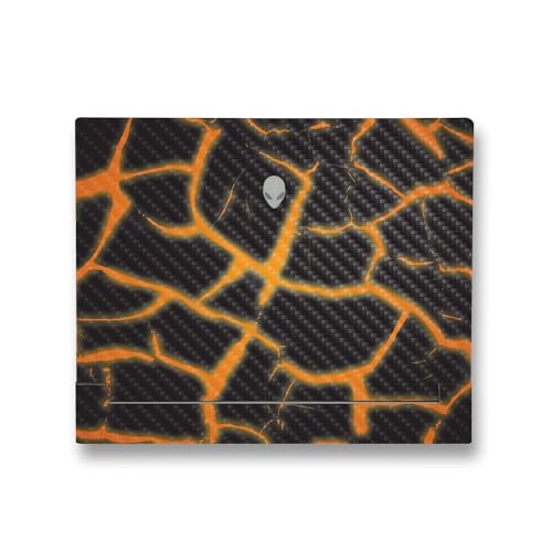 Image of MightySkins Carbon Fiber Skin Compatible with Alienware X14 R2 (2023) Full Wrap Kit - Lava Rock | Protective, Durable Textured Carbon Fiber Finish | Easy to Apply & Change Styles | Made in The USA