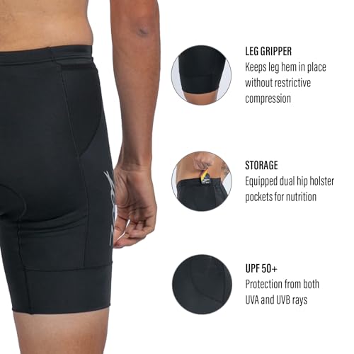 Zoot Men’s Core 7-Inch Tri Shorts, Quick Dry Performance Triathlon Shorts with Cycling Chamois Pad, Pockets & UPF 50+ Fabric3