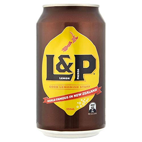L&P Lemon & Paeroa Soft Drink (355ml) - Pack of 6