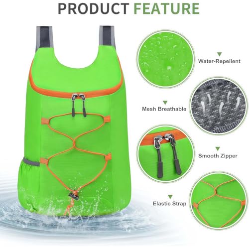 Mochila plegable 20L para senderismo y viaje miniatura 5