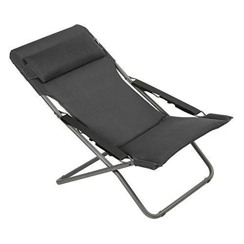 Sedie e Sdraio LaFuma LAFUMA Poltrona Transabed Be Comfor Dark Grey LFM2829 8902