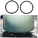 OFFSCH 2pcs Bowl Rubber Rings Durable Sound Bowl Mats Cushion for Instruments Practical and Compact Design for Home Office Use