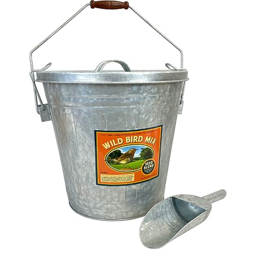 Woodlink Rustic Farmhouse Seed Container & 10 lbs. Waste Free