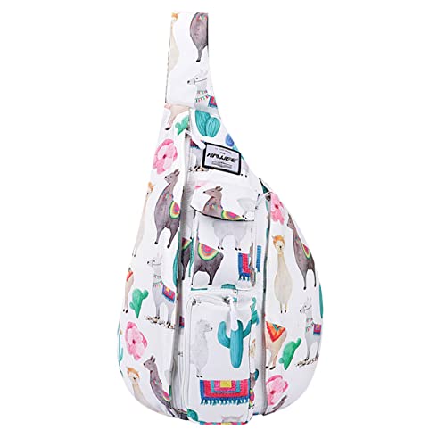 HAWEE Sac de Poitrine Sport Multifonction - Sling à Bandoulière Crossbody pour Voyage, Travail, Étude, Escalade, Randonnée, Courir - pour Hommes, Femmes,...