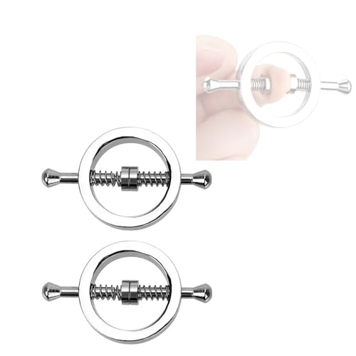 Bijoux femme clip spirale en métal sans perforations