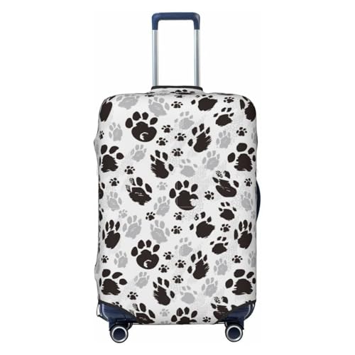Traces of Animals Luggage Cover Anti Scratch Dirt Waterproof Elastic Travel Luggage Cover Protector Suitcase Cover for Suitcase Tsa Approved Fit 18-32 Inch Luggage