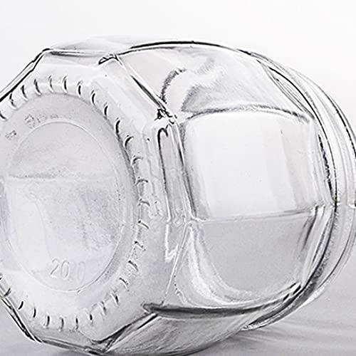 AQQWWER Auslaufsichere Gewürzgläser aus Glas, 3er-Set, perfekt für die Küche, luftdichte Behälter für verschiedene Gewürze und Gewürze