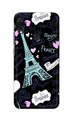 Image of PRINTFIDAA Lovers Famous Place Eiffel Tower in Paris Printed Designer Hard Back Case Cover for Xiaomi Redmi Note 7 / Redmi Note 7 Pro /Redmi Note 7S -(SS) MVN1003