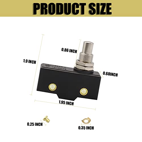 Drive-Up Brake Light Micro Switch 3 Terminal Plunger Fits Club Car And Ezgo Oem# 12374 G1 13141G1 1011439 #TOP3