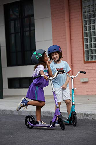 Micro Scooters | Cruiser Kinderscooter | Lenker verstellbar | leicht | faltbar | 6-12 Jahre | Jungen & M&auml;dchen | Lila