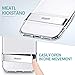 ESR Metal Kickstand Case for iPhone XR, [Vertical and Horizontal Stand] [Reinforced Drop Protection] Flexible TPU Soft Back for The iPhone XR, Clear