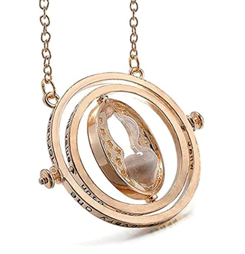 Colar Vira Tempo Hermione Granger Articulado - Ampulheta Areia - Harry
