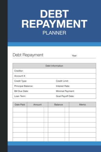 Debt Repayment Planner: Log Book Tracker For...