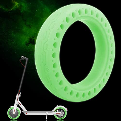 Scooter Électrique Pneus Antidéflagrant de Pneus Fluorescents, Pneus sans Chambre À Air pour Accessoires de Pneu De Scooter Électrique M365 8,5 Pouces Avant/Arrière 8 1/2 X2 Cover