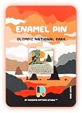 Enamel Pin - Olympic National Park. Collector’s Edition, Durable & Stylish Souvenir Pin for Backpacks, Jackets, Hats, and Accessories, National Park Lovers Gift