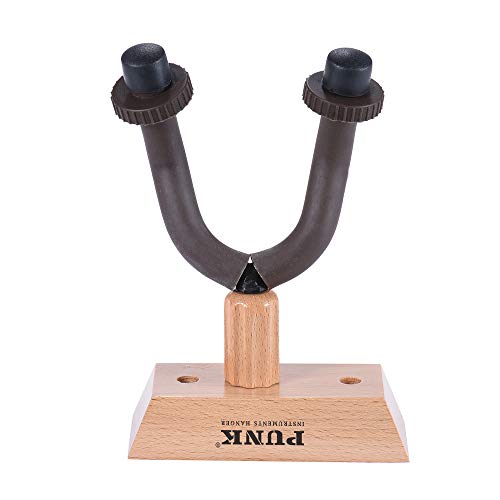 KKmoon Suporte de Parede Guitarra Gancho Titular Gancho Keeper Base De Madeira para Guitarras Elétri