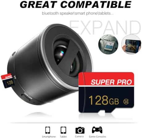 2팩 128GB 마이크로 SD 카드 클래스 10 메모리 카드, 어댑터 포함, 태블릿, 드론용 고속 TF카드 — 사진 2