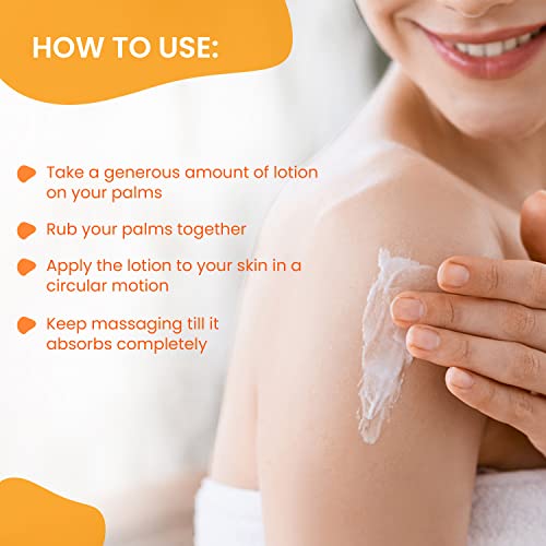 Image of NutriGlow NATURAL'S Advanced Pro Formula Papaya Body Lotion for Daily Use, Hydration, Moisture Lock (150 ml)