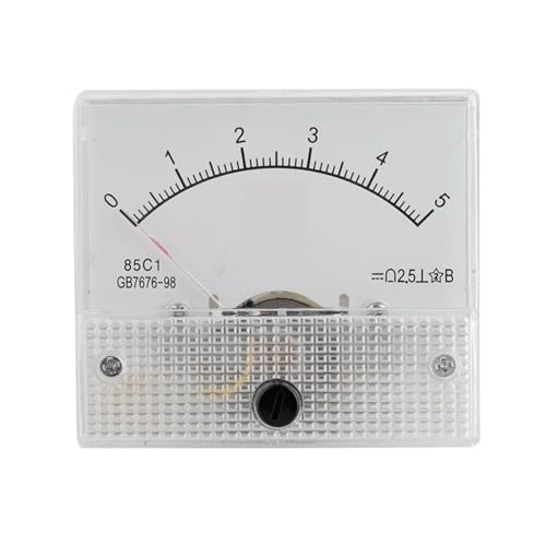 Ampèremètre analogique DC 5A éviter surcharge circuit jauge 85C1