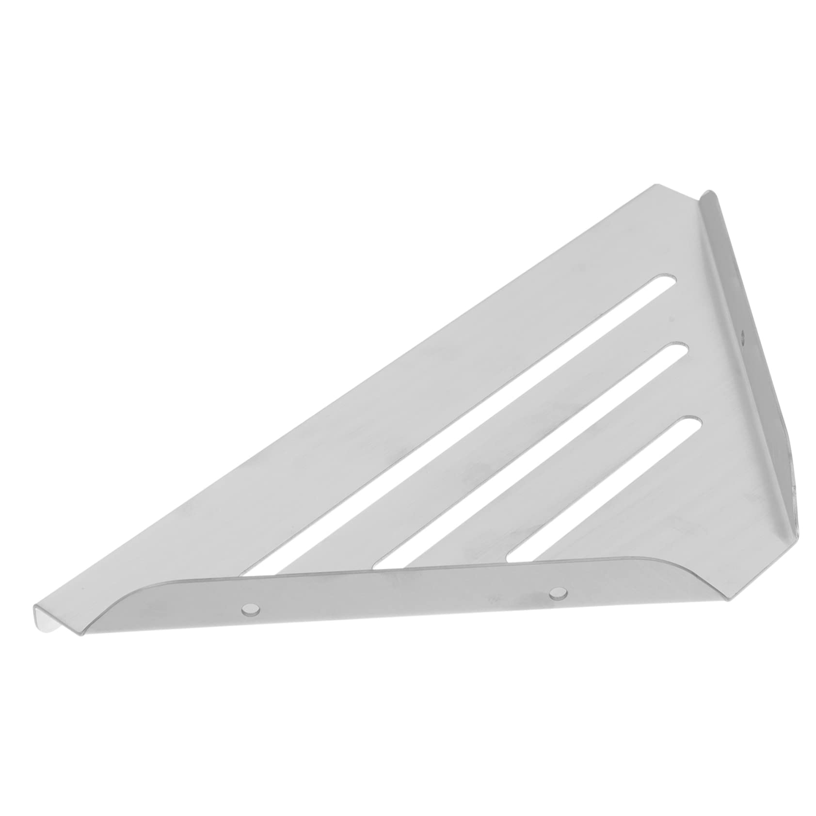 Mensola Doccia Angolare in Acciaio Inossidabile 304 Design a Cornice Rinforzata, Scaffale Portaoggetti da Parete per Bagno e Cucina in Hotel
