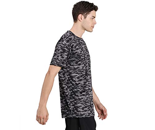 Camiseta Puma Camuflada Masculina Cor:Cinza/Preto;Tamanho:M;Peso:0.4;
