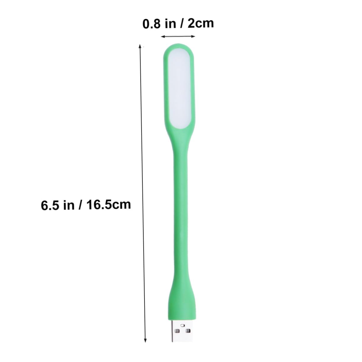 CONGARTENO 2pcs Portable USB Led Reading Lamp for Laptop Power Bank Desktop Use Flexible Design Low Power Consumption Random Colors