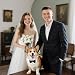 Fliege für Hunde, Hundeanzug Hochzeit Accessoire, Fliege Hund verstellbar, Hunde Fliege für Formelle Anlässe, Hochzeits-Kostüme, Party (L)