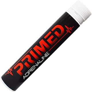 PRIMED Smelling Salts - Adrenaline | Slim Pocket Capsule with Air Tight No Leak Lid | Football Hockey Weightlifting - Smelling Salts Powerlifting | Ammonia Inhalant for Athletes | Intermediate