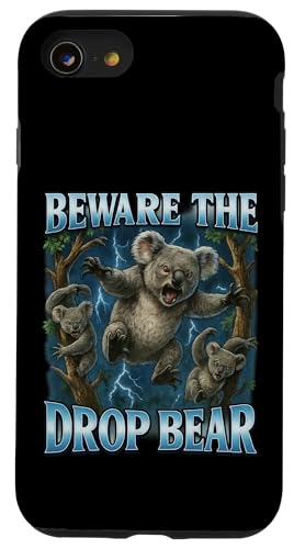 Beware the Drop Bear Funny Australia �X�}�z�P�[�X iPhone SE (2020) / 7 / 8 �p