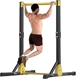 Wirlsweal Power Tower Pull Up Dip Station Assistive Trainer Multi-Function Home Gym Strength Training Fitness Equipment 440LBS Black