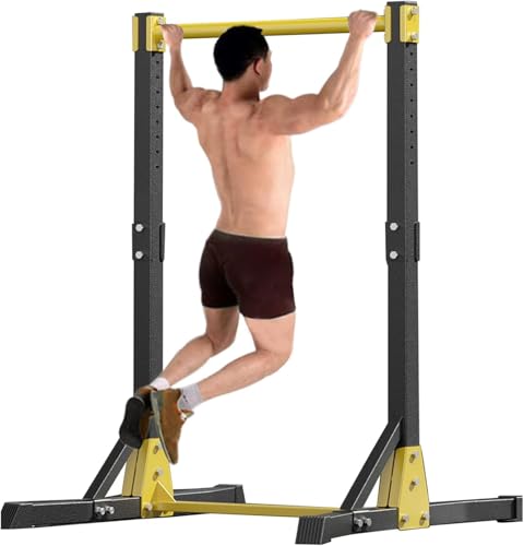 Wirlsweal Power Tower Pull Up Dip Station Assistive Trainer Multi-Function Home Gym Strength Training Fitness Equipment 440LBS Black