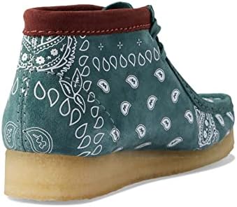 Clarks Wallabee Boot Green Paisley 9 B (M) | Image 4