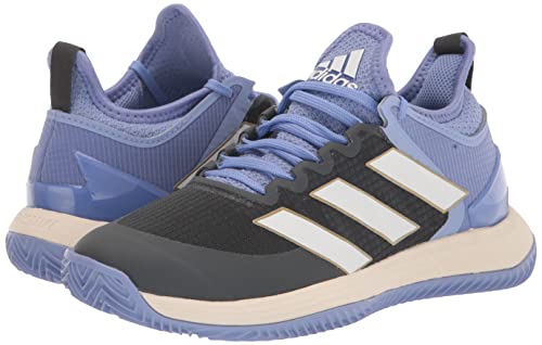adidas Tênis feminino Adizero Ubersonic 4, Preto/preto/amarelo (argila), 8