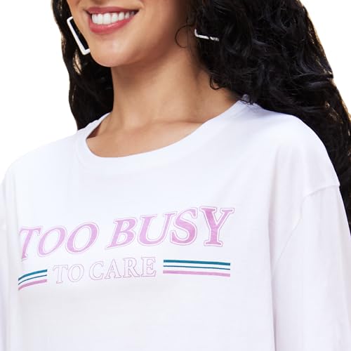 Image of Globus Women's Letter Print Oversized Fit T-Shirt