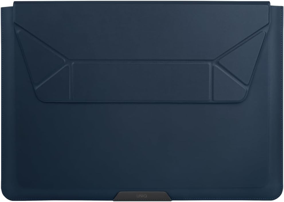 UNIQ Oslo Sleeve and Laptop Stand (for up to 14" Laptop) (Blue)