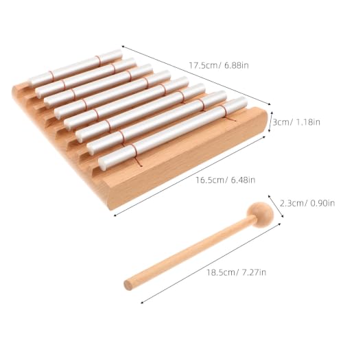 CONGARTENO Wooden Musical Percussion Instrument with Eight Distinct Notes, Stable Tuning and Bright Tone, Metal and Wood Construction, for Classroom and Music Teaching and Students - Image 8