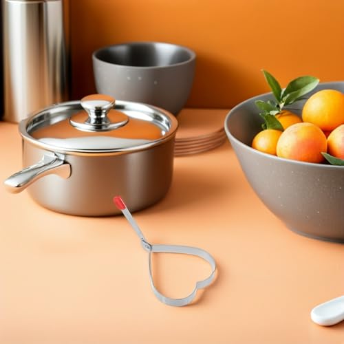 Molde para panqueques en forma de corazón Zerodeko ideal para preparar desayunos familiares 8