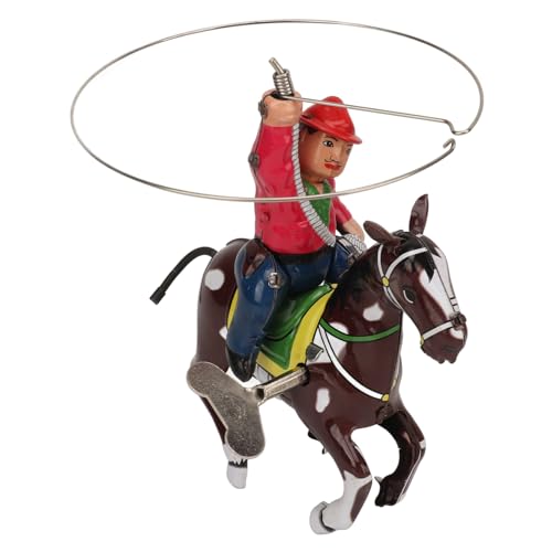 Modèle de Cowboy à Remonter Haofy : Figurine Vintage en Fer pour Collectionneur Exigeant