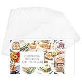 100 protecteur de carte de recette:vous recevrez 100 protecteurs de carte de recette， convient aux cartes de recettes de 4x6 pouce (10x15cm ), chaque porte-carte peut contenir 2 carte de recette en même temps.
