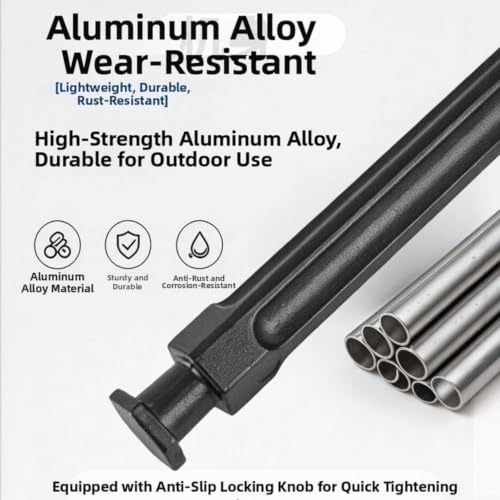 Barra de extensión para cámara ajustable ligera de aluminio para Content 4