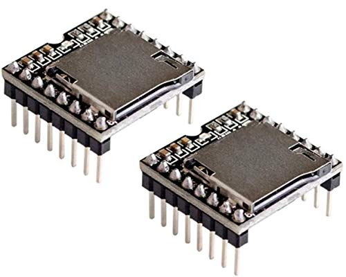 2pcs DFPlayer Mini MP3 Player Module MP3 Voice Module TF Card and USB Disk |2 Unidades DFPlayer Mini...